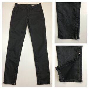 RAG & BONE For Intermix Faux Pockets Shoreditch Wash Zip Ankle Skinny Jeans